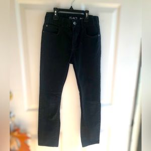 Place Boys Basic Skinny Jeans - Black Wash Size 10 Boys